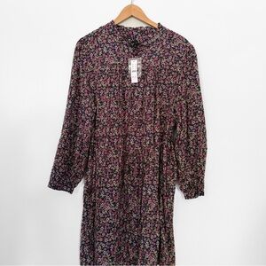 JCrew Button-up mini dress in sunny meadow